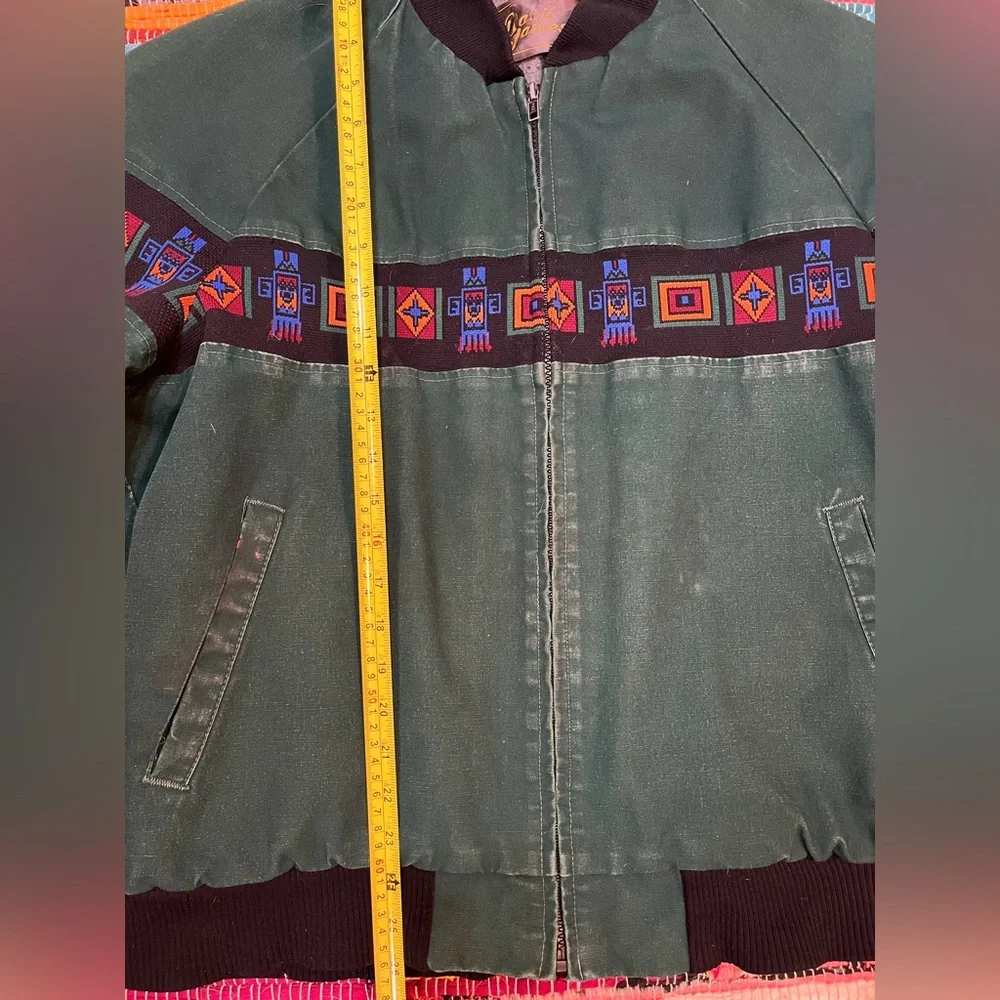 Vintage David James Rustic Bomber Jacket - Picture 10 of 15